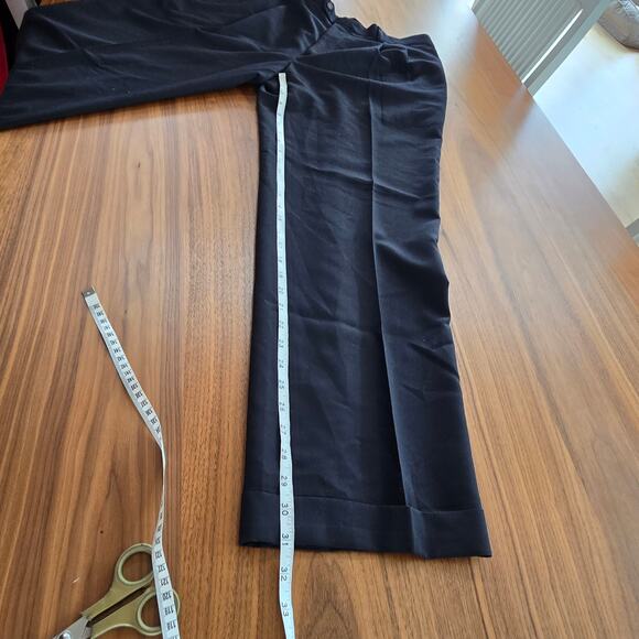 Cutter & Buck Mens Dress Pants Minimalist Preppy Office 36 x31 Black Pleated - Picture 9 of 12